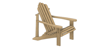 Silla Adirondack - Planos