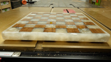Wood and Epoxy Chess Board - Plans
