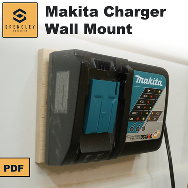 Soporte de pared para cargador Makita - Plantilla