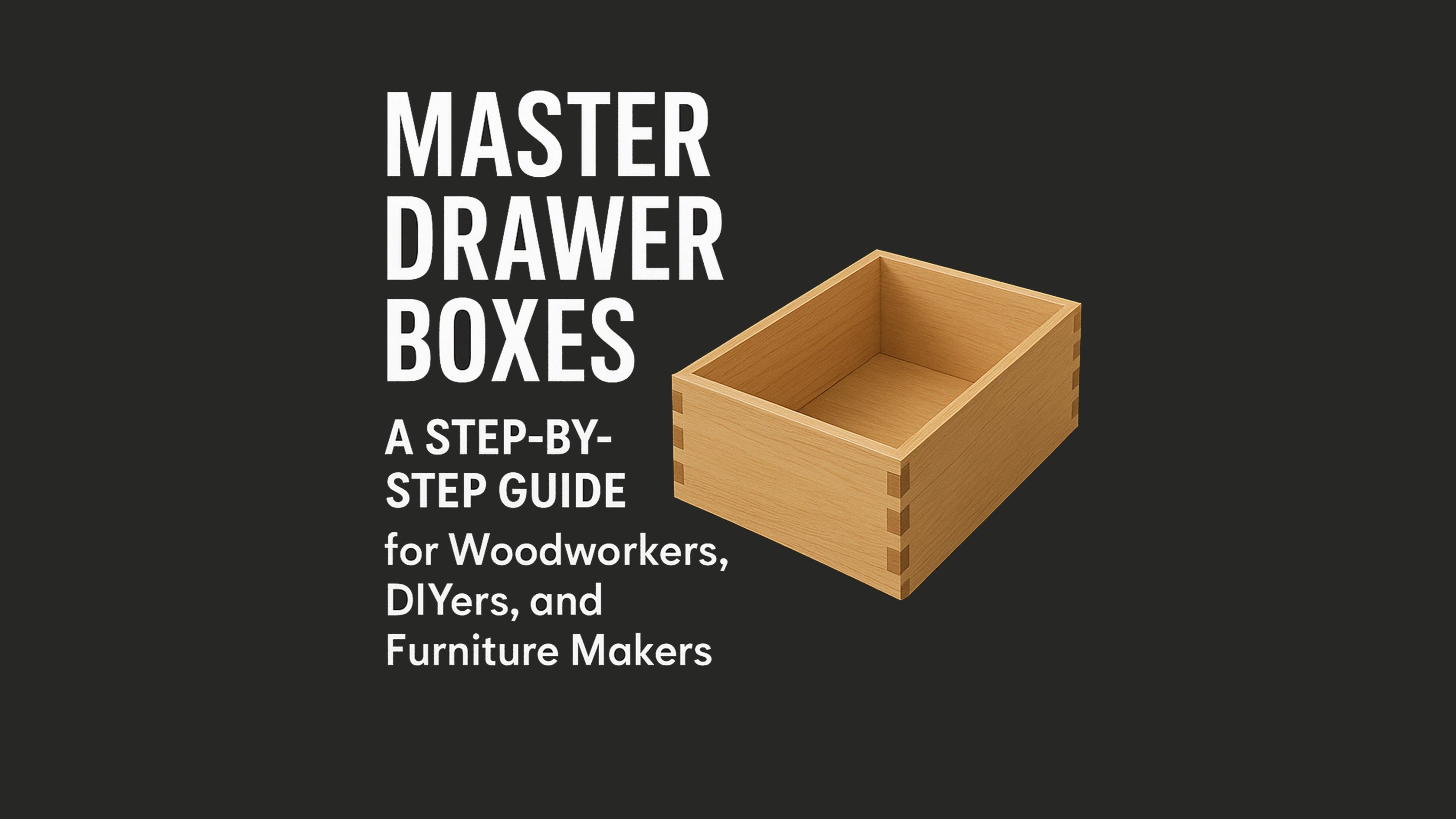 Mastering Drawer Boxes Course – Spencley Design Co